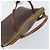 Céline Borsa a mano in tela Macadam CELINE in pelle PVC marrone e oro Auth ka3055 D'oro - vista 6