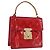 LOUIS VUITTON Borsa a Mano Spring Street Monogram Vernis Rossa M91135 LV Auth ARZ439 Rosso