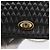 BALLY Borsa a Spalla a Catena Pelle Nera Oro Auth BSZ200 Nero D'oro - vista 14