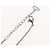 Collana Christian Dior metallo Argento Auth BA11479 - vista 15