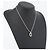 Collana Christian Dior metallo Argento Auth BA11479 - vista 17