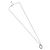 Collana Christian Dior metallo Argento Auth BA11479 - vista 2