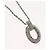 Collana Christian Dior metallo Argento Auth BA11479 - vista 3