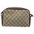 Bolsa Sherry Line GG Supreme Web da GUCCI em PVC bege e dourado 116 02 089 Auth BSZ082 - vista 3