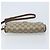Bolsa Sherry Line GG Supreme Web da GUCCI em PVC bege e dourado 116 02 089 Auth BSZ082 - vista 9