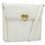 Borsa a Spalla Gancini in Pelle Bianca e Oro Salvatore Ferragamo Auth ARZ115 Bianco D'oro
