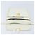 Borsa a Spalla Gancini in Pelle Bianca e Oro Salvatore Ferragamo Auth ARZ115 Bianco D'oro - vista 16