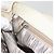 Borsa a mano in pelle bianca e argento Salvatore Ferragamo Auth BSZ241 Bianco - vista 19