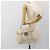 Borsa a mano in pelle bianca e argento Salvatore Ferragamo Auth BSZ241 Bianco - vista 23