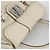Borsa a mano in pelle bianca e argento Salvatore Ferragamo Auth BSZ241 Bianco - vista 6