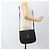 Gucci Borsa a spalla Micro GG Supreme in PVC Nero Oro Auth BSZ310 D'oro - vista 22