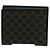 Céline CELINE Macadam Canvas Trifold Wallet PVC Leather Black Gold Auth am11034V Golden - view 3