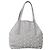 Jimmy Choo Tote Bag aus Wildleder Silber authentisch bs33845 - Ansicht 2