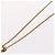 Collana Christian Dior metallo tono oro Auth BA11487 - vista 12