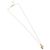 Collana Christian Dior metallo tono oro Auth BA11487 - vista 2