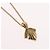 Collana Christian Dior metallo tono oro Auth BA11487 - vista 3