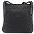 Bolsa de Ombro GG Canvas Gucci Preto Prata 122793 Auth bs34005 - vista 2