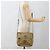 Borsa a Spalla PRADA Nylon Beige Argento Autentica ARZ282 - vista 29