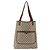 Gucci Zaino GG Supreme Web Sherry Line in PVC beige e oro Auth ep13861 D'oro - vista 2