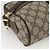 Borsa Sherry Line GG Supreme Web di GUCCI in PVC beige e oro 56 02 004 Auth BSZ198 D'oro - vista 11