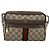 Borsa Sherry Line GG Supreme Web di GUCCI in PVC beige e oro 56 02 004 Auth BSZ198 D'oro - vista 2
