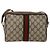 Borsa Sherry Line GG Supreme Web di GUCCI in PVC beige e oro 56 02 004 Auth BSZ198 D'oro - vista 3