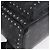 Zaino MCM Logogram Vicetos Studs in pelle PVC nera Auth kk619 Nero - vista 12