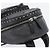 Zaino MCM Logogram Vicetos Studs in pelle PVC nera Auth kk619 Nero - vista 6