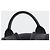 Zaino MCM Logogram Vicetos Studs in pelle PVC nera Auth kk619 Nero - vista 8