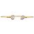 Pulsera Messika, "Jonc Flex Toi & Moi My Twin" en oro amarillo y diamantes.