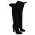 Sergio Rossi Botas de ante negras Negro - vista 3