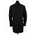 The Kooples Abrigo de lana negro - vista 4