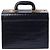 Autre Marque Beauty Case in Pelle di Coccodrillo Nero - vista 3