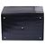 Autre Marque Beauty Case in Pelle di Coccodrillo Nero - vista 5