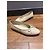 Bailarinas de cuero beige de Chanel con lazo - vista 6