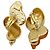 Orecchini Christian Dior Conchiglia Resina Arancione e Oro Multicolore - vista 5
