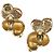 Orecchini Christian Dior Conchiglia Resina Arancione e Oro Multicolore - vista 6