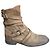 Botines Sartore de cuero marrón claro