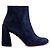 Stivaletti in suede blu navy Christian Louboutin