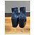 Stivaletti in suede blu navy Christian Louboutin - vista 9