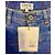 CHANEL 22P Jeans in denim blu e multicolore con stampa logo FR 40 - vista 5