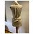 Chaleco drapeado sin mangas beige Donna Karan - vista 4
