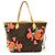 Neverfull Borsa Tote Louis Vuitton Monogram Roses Marrone Multicolore