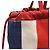 Gucci Druck Canvas Leder Rucksack Weiß Rot Blau - Ansicht 6