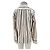 Autre Marque Camicia bianca a righe blu e rosse in cotone Bianco - vista 2