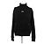 Courreges Schwarzer Sweatshirt mit Reißverschluss Baumwolle XXL
