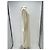 Massimo Dutti Langes cremefarbenes Satin-Kleid Beige - Ansicht 3