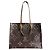 Borsa tote Onthego GM Louis Vuitton Marrone - vista 3