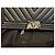 Borsa Chanel Boy in pelle chevron nera Nero - vista 2