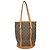 Louis Vuitton Monogram Bucket GM Tote Bag Braun